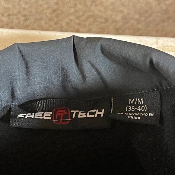 Free Tech Black Lined Winter Jacket Medium 38-40 - Picture 9 of 11
